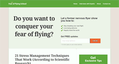 Desktop Screenshot of fearofflyingschool.com