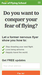 Mobile Screenshot of fearofflyingschool.com